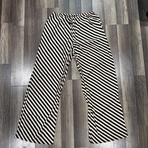 A New Day Black and Cream Zigzag Pants